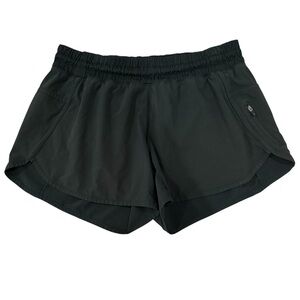 Lululemon Tracker Short 4” 4-Way Stretch Black Lined Size 10 Running Gym